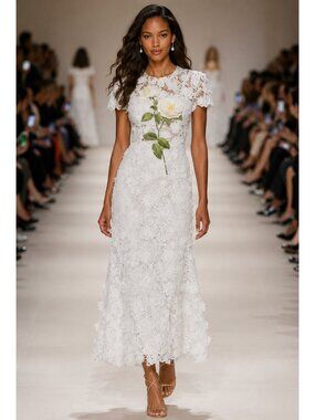 leo lin monique embroidered lace maxi dress LEO LIN Monique Embroidered Lace Maxi Dress in Black